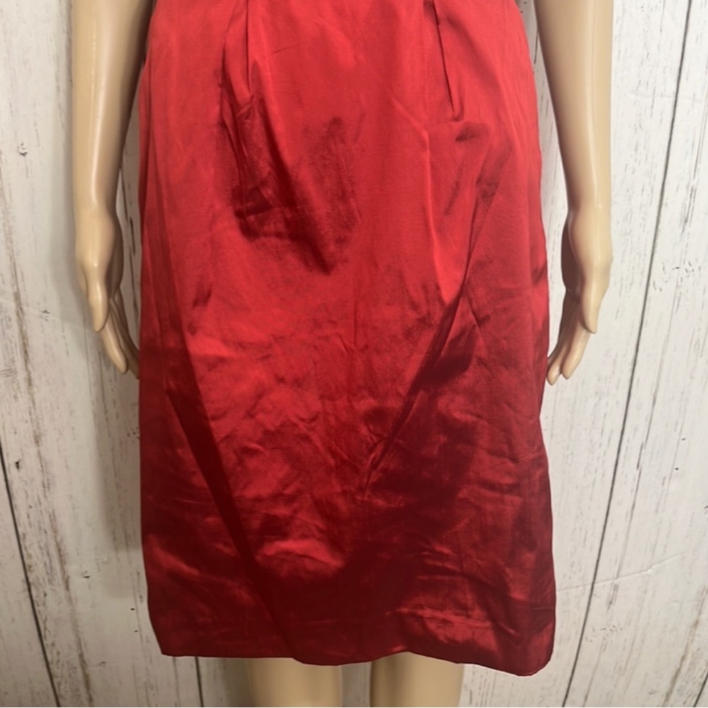 NWT Angelina Faccenda Ruby Red Cocktail Prom Homecoming Dress - Picture 5 of 12